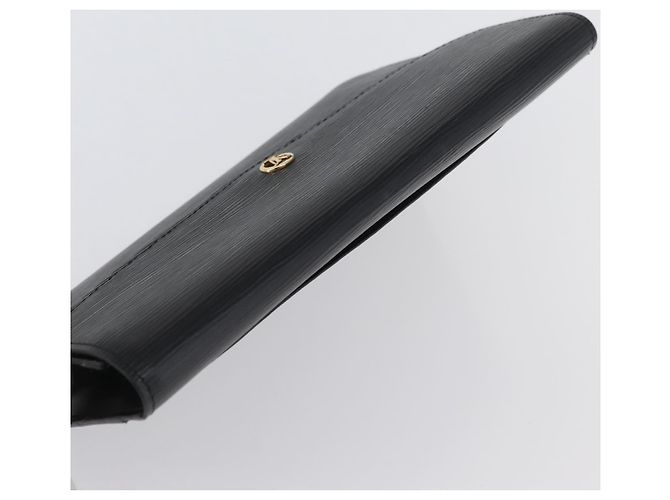 LOUIS VUITTON Clutch Epi Montaigne 27 Nero M52652 LV Auth ep13974 - vista 5