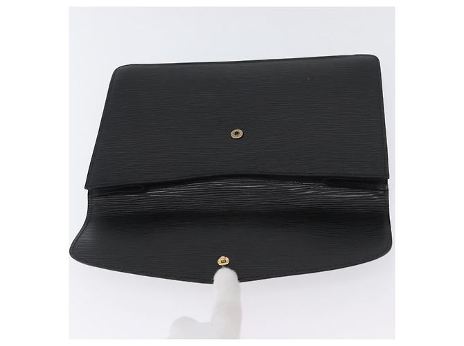 LOUIS VUITTON Clutch Epi Montaigne 27 Nero M52652 LV Auth ep13974 - vista 8