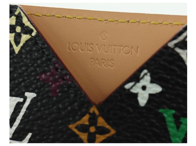 LOUIS VUITTON Handspiegel Monogramm Multicolor Schwarz M92650 Authentisch LV LNZ876A - Ansicht 8