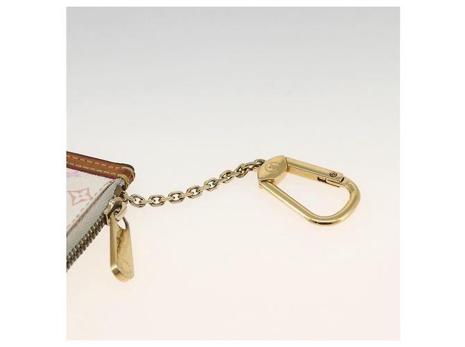 LOUIS VUITTON Monogramm Multicolor Pochette Cles Tasche Weiß M92655 Auth bs34172 - Ansicht 6
