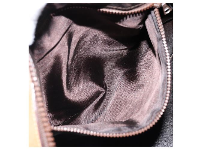 Céline Borsa a Mano CELINE C Sulky PVC Beige Oro Auth 173702 D'oro - vista 12