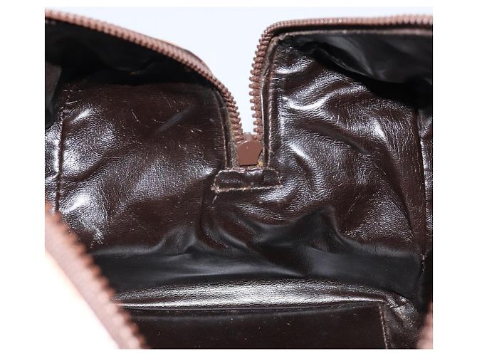 Céline Borsa a Mano CELINE C Sulky PVC Beige Oro Auth 173702 D'oro - vista 19