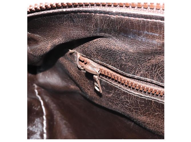 Céline Borsa a Mano CELINE C Sulky PVC Beige Oro Auth 173702 D'oro - vista 21