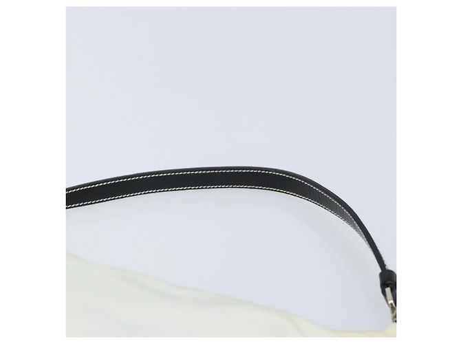 Borsa a mano PRADA in nylon argento e bianco Auth bs34109 - vista 8