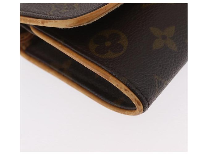 LOUIS VUITTON Pochette Twin PM Monogram Borsa a Spalla M51854 LV Auth BA11631 Monogramma - vista 14