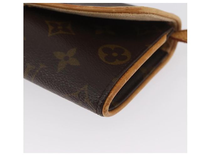 LOUIS VUITTON Pochette Twin PM Monogram Borsa a Spalla M51854 LV Auth BA11631 Monogramma - vista 15