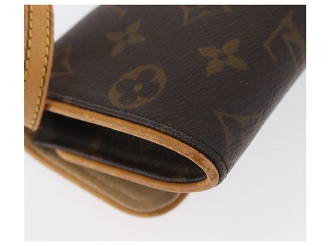 LOUIS VUITTON Pochette Twin PM Monogram Borsa a Spalla M51854 LV Auth BA11631 Monogramma - vista 16