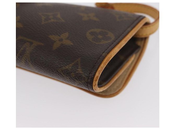 LOUIS VUITTON Pochette Twin PM Monogram Borsa a Spalla M51854 LV Auth BA11631 Monogramma - vista 17