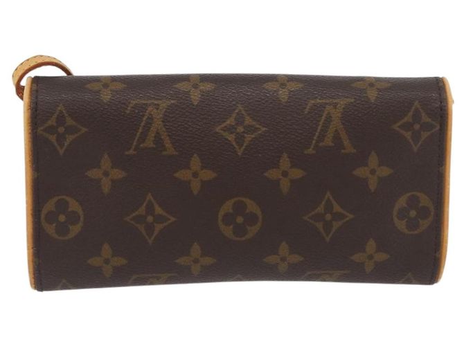 LOUIS VUITTON Pochette Twin PM Monogram Borsa a Spalla M51854 LV Auth BA11631 Monogramma - vista 2