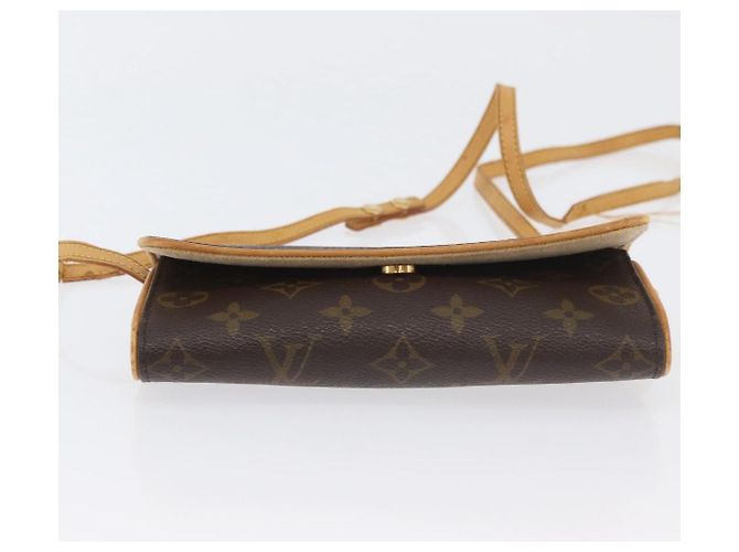 LOUIS VUITTON Pochette Twin PM Monogram Borsa a Spalla M51854 LV Auth BA11631 Monogramma - vista 5