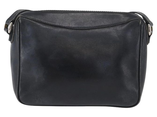 Céline Borsa a Spalla CELINE in Pelle Blu Navy Oro Auth ka3302 D'oro - vista 2