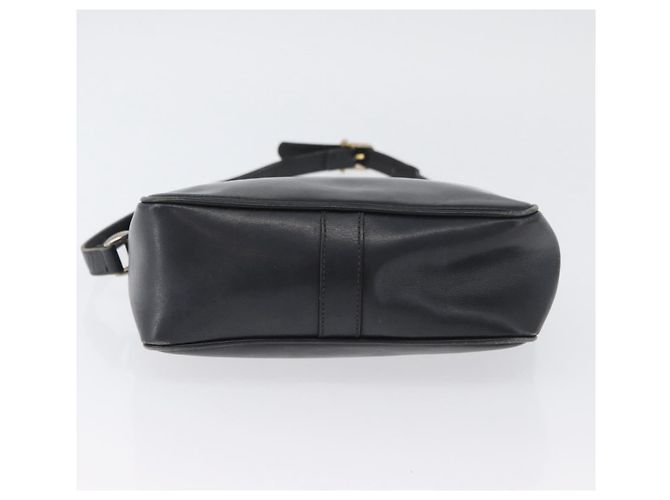 Céline Borsa a Spalla CELINE in Pelle Blu Navy Oro Auth ka3302 D'oro - vista 5
