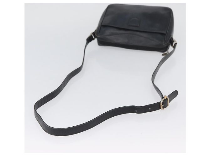 Céline Borsa a Spalla CELINE in Pelle Blu Navy Oro Auth ka3302 D'oro - vista 7