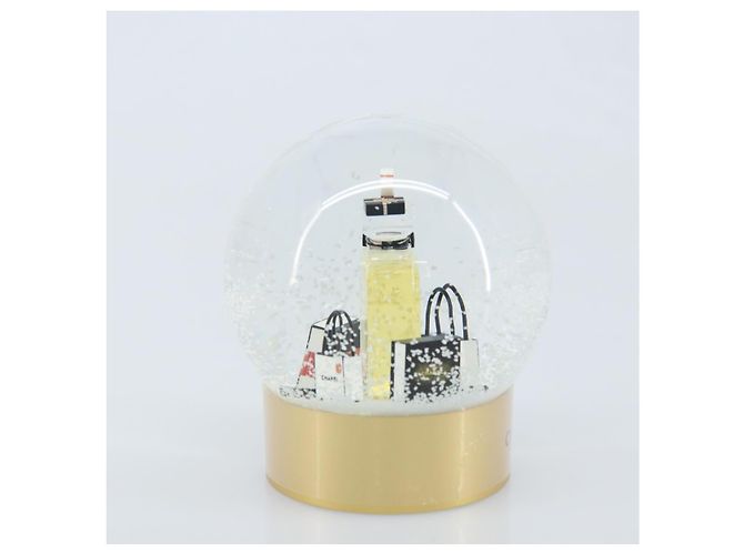 Globe de Neige en Verre CHANEL Or CC Auth BA11732 Doré - vue 4