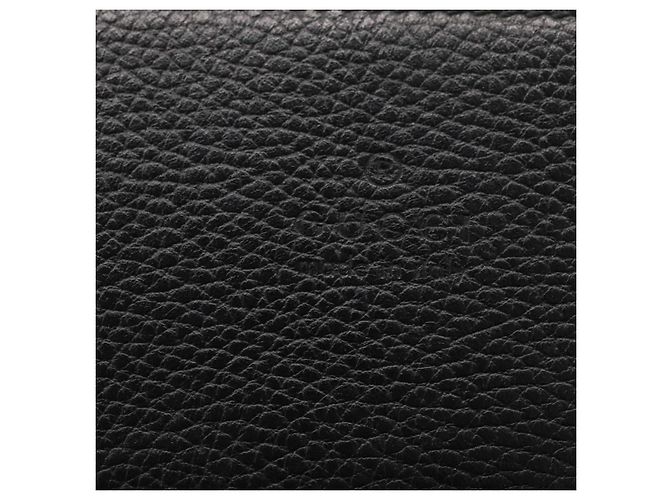 Borsa a Spalla in Pelle Nera e Argento GUCCI 394915 Auth ka3437 Nero - vista 18