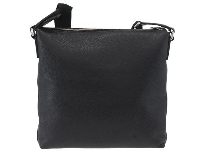 Borsa a Spalla in Pelle Nera e Argento GUCCI 394915 Auth ka3437 Nero - vista 2