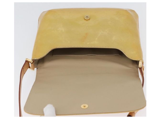 LOUIS VUITTON Borsa Thompson Street Monogram Vernis Beige M91301 LV Auth ep13928 - vista 18