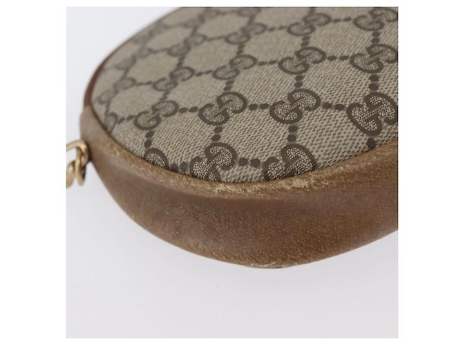 Gucci Borsa a Spalla GG Supreme PVC Beige Oro Auth SW2190 D'oro - vista 15