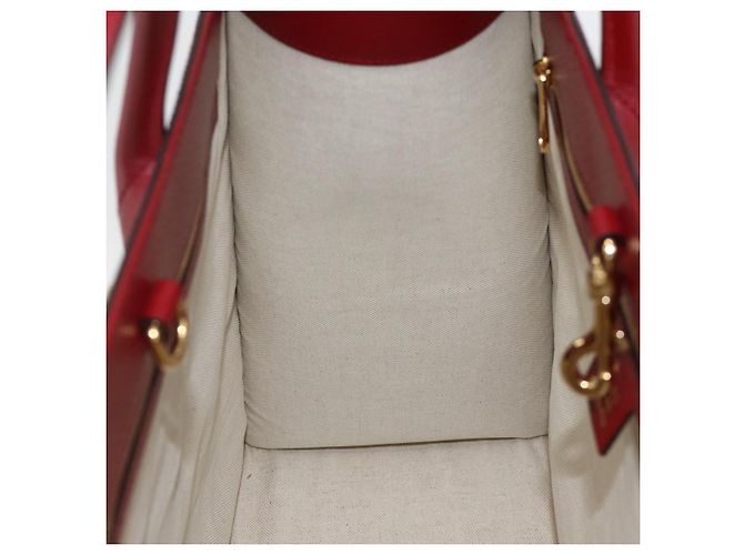 GUCCI GUCCI �~ Borsa Micro GG Supreme Doraemon PVC 2way Beige 653952 Auth ka3262SM D'oro - vista 21