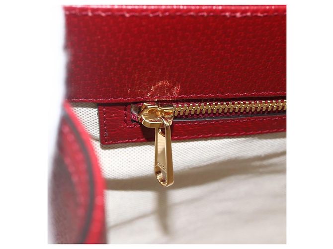 GUCCI GUCCI �~ Borsa Micro GG Supreme Doraemon PVC 2way Beige 653952 Auth ka3262SM D'oro - vista 23