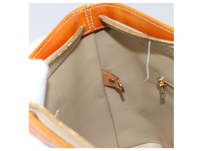 LOUIS VUITTON Borsa a Mano Monogram Vernis Houston Beige M91004 LV Auth LNZ785 - vista 22