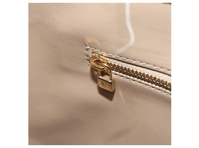 LOUIS VUITTON Borsa a Mano Monogram Vernis Houston Beige M91004 LV Auth LNZ785 - vista 23