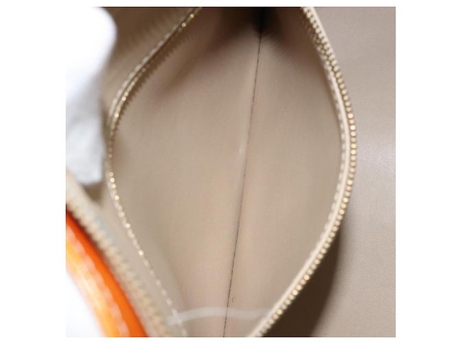 LOUIS VUITTON Borsa a Mano Monogram Vernis Houston Beige M91004 LV Auth LNZ785 - vista 24