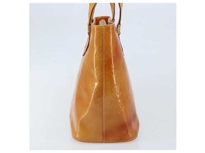 LOUIS VUITTON Borsa a Mano Monogram Vernis Houston Beige M91004 LV Auth LNZ785 - vista 3