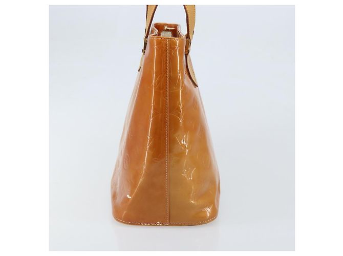 LOUIS VUITTON Borsa a Mano Monogram Vernis Houston Beige M91004 LV Auth LNZ785 - vista 4