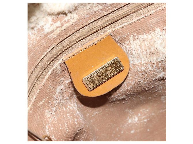 Borsa Sherry Line in PVC Micro GG Supreme Web di GUCCI 2way 002 115 0165 Auth fm5175 Beige D'oro - vista 20