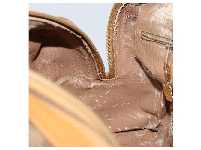 Borsa Sherry Line in PVC Micro GG Supreme Web di GUCCI 2way 002 115 0165 Auth fm5175 Beige D'oro - vista 22
