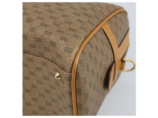 Borsa Sherry Line in PVC Micro GG Supreme Web di GUCCI 2way 002 115 0165 Auth fm5175 Beige D'oro - vista 8