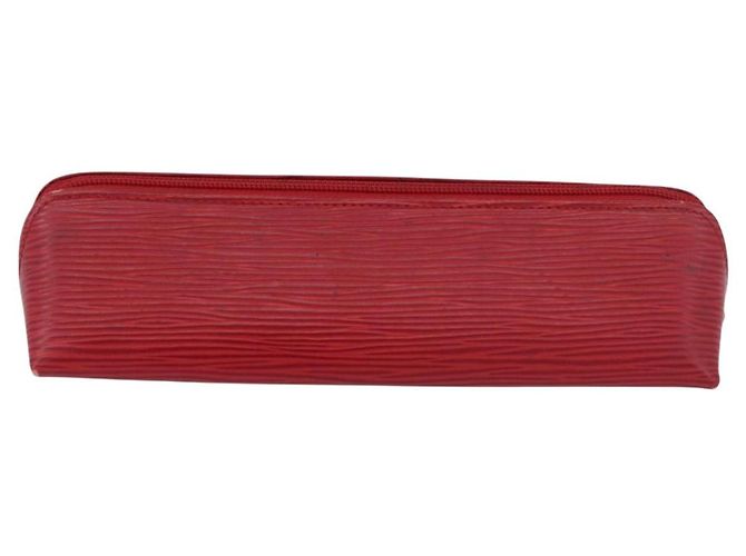 LOUIS VUITTON Trousse Crayons Epi Rouge M56547 LV Auth LNZ612 - vue 2