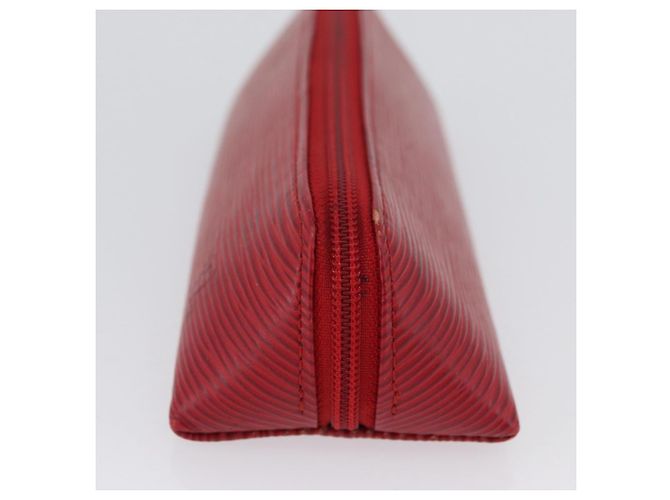 LOUIS VUITTON Trousse Crayons Epi Rouge M56547 LV Auth LNZ612 - vue 3