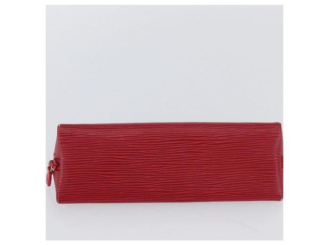 LOUIS VUITTON Trousse Crayons Epi Rouge M56547 LV Auth LNZ612 - vue 6