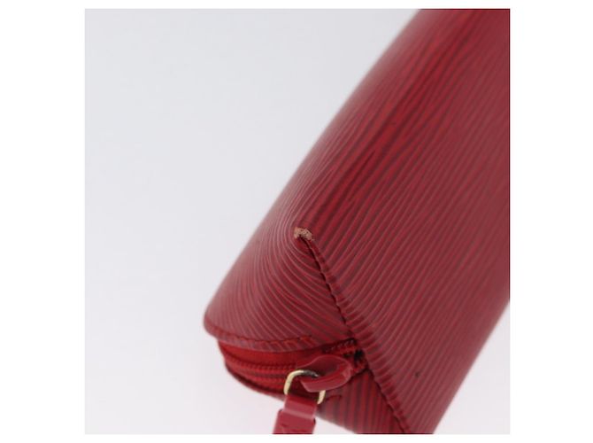 LOUIS VUITTON Trousse Crayons Epi Rouge M56547 LV Auth LNZ612 - vue 7