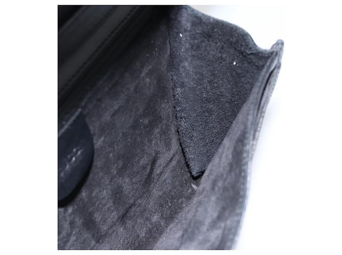 Borsa a Spalla in Pelle Nera e Oro GUCCI 004 115 3410 Auth BA11580 Nero D'oro - vista 18