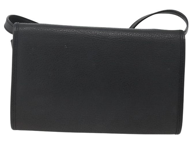Borsa a Spalla in Pelle Nera e Oro GUCCI 004 115 3410 Auth BA11580 Nero D'oro - vista 2