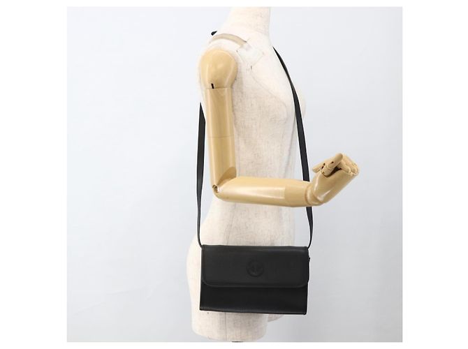 Borsa a Spalla in Pelle Nera e Oro GUCCI 004 115 3410 Auth BA11580 Nero D'oro - vista 23