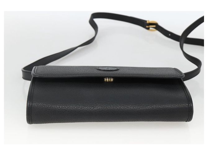 Borsa a Spalla in Pelle Nera e Oro GUCCI 004 115 3410 Auth BA11580 Nero D'oro - vista 5