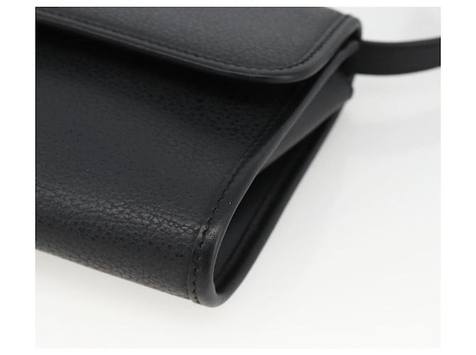 Borsa a Spalla in Pelle Nera e Oro GUCCI 004 115 3410 Auth BA11580 Nero D'oro - vista 9