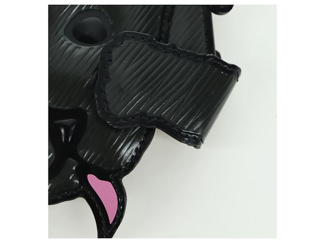 PORTACARNET DE PERRO LOUIS VUITTON Epi Negro M63897 LV Auth LNZ614SAM - vista 14