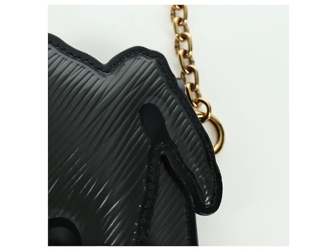 PORTACARNET DE PERRO LOUIS VUITTON Epi Negro M63897 LV Auth LNZ614SAM - vista 16