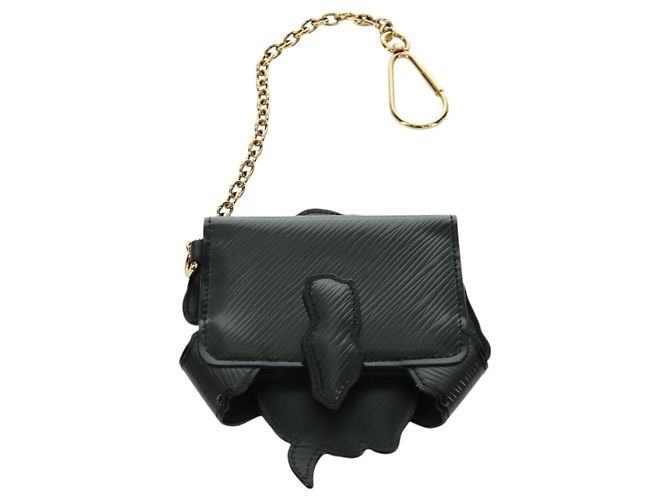 PORTACARNET DE PERRO LOUIS VUITTON Epi Negro M63897 LV Auth LNZ614SAM - vista 2