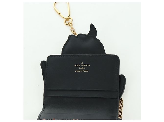 PORTACARNET DE PERRO LOUIS VUITTON Epi Negro M63897 LV Auth LNZ614SAM - vista 23