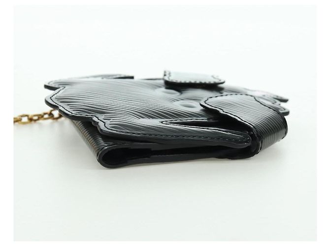 PORTACARNET DE PERRO LOUIS VUITTON Epi Negro M63897 LV Auth LNZ614SAM - vista 4