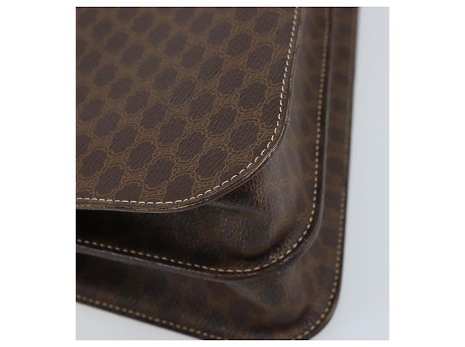 Céline Borsa a mano in tela Macadam CELINE PVC 2in1 oro marrone Auth ARZ616A D'oro - vista 17