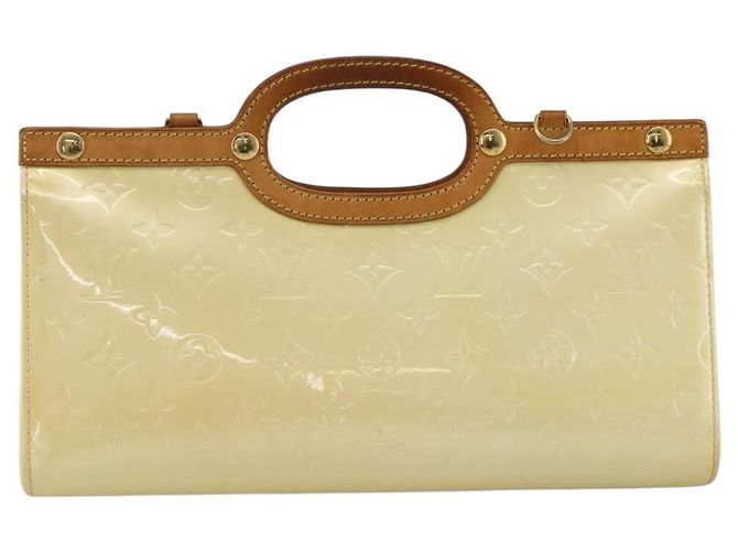 LOUIS VUITTON Borsa Roxbury Drive Monogram Vernis 2Way Perle M91374 LV Auth BAZ402 - vista 13