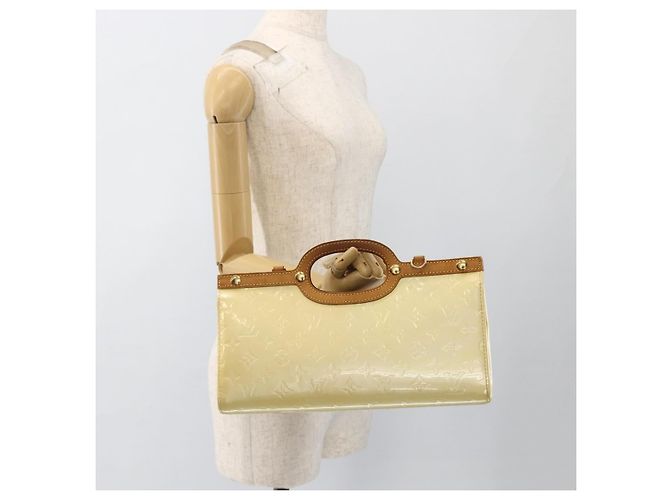 LOUIS VUITTON Borsa Roxbury Drive Monogram Vernis 2Way Perle M91374 LV Auth BAZ402 - vista 20