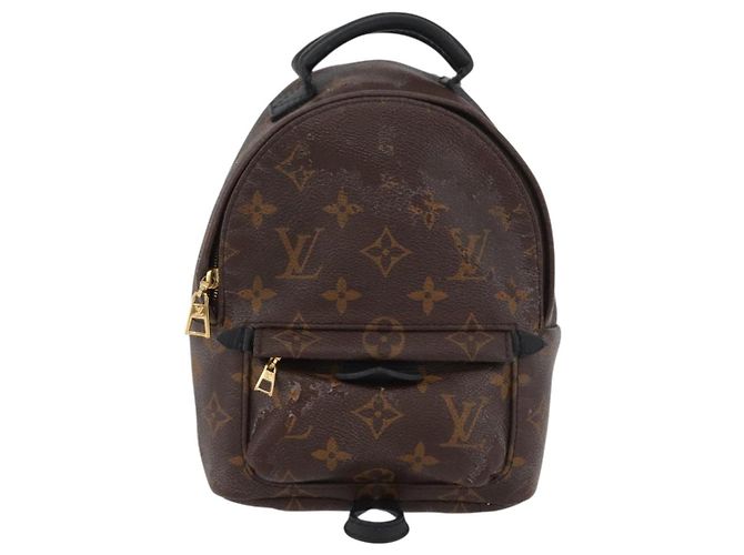 LOUIS VUITTON Monogram Palm Springs MINI Rucksack M44873 LV Auth ARZ405 Monogramm - Ansicht 13